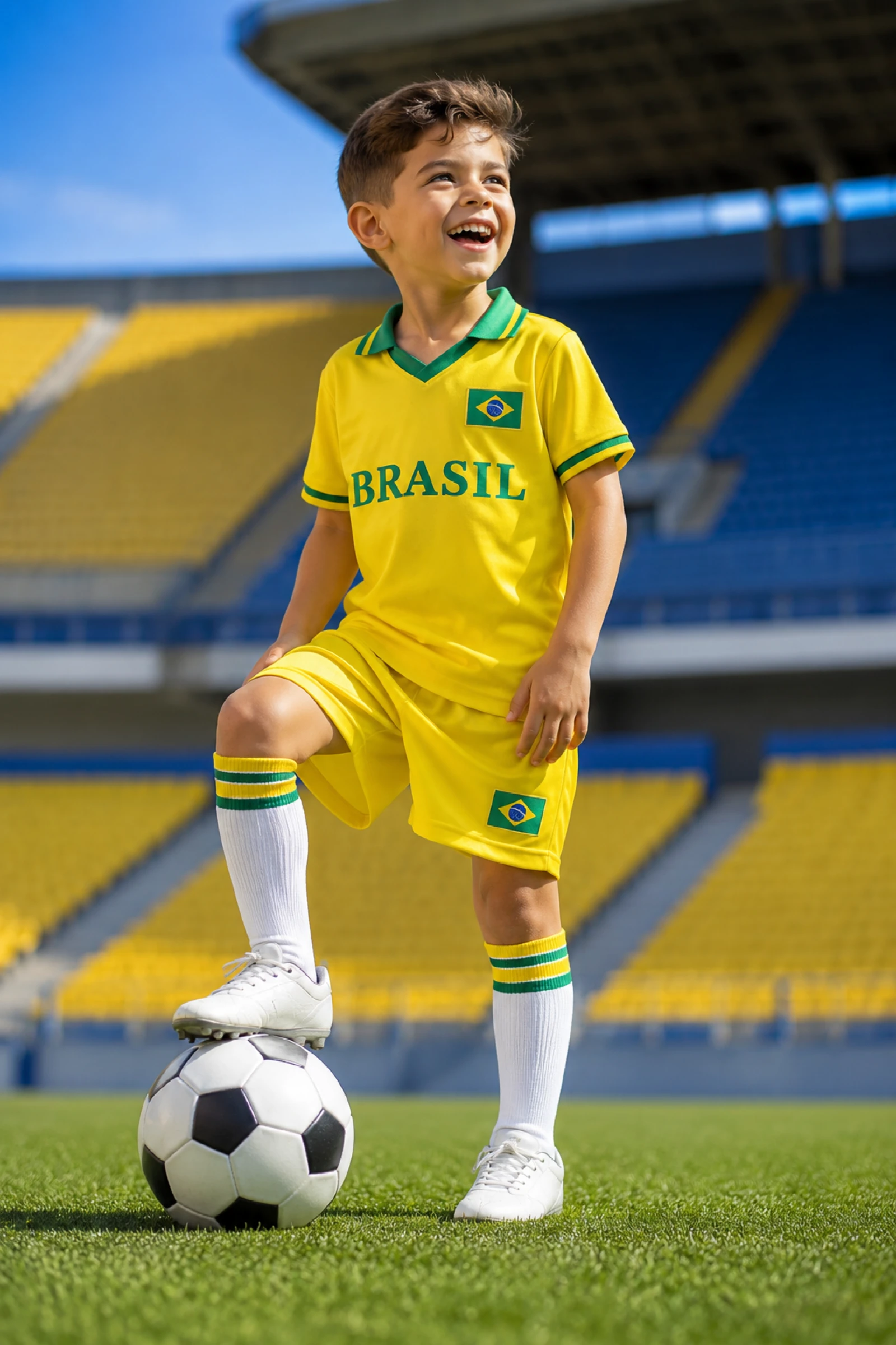Ensemble foot 🇧🇷 enfant 10 ans Maillot+short